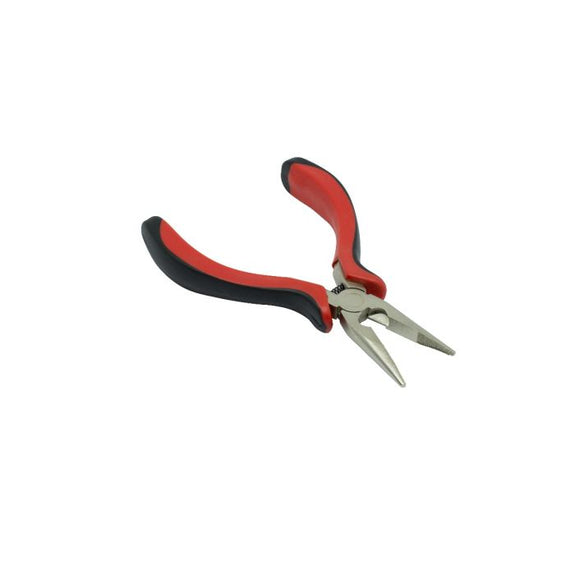 PRESTIGE Straight Hair Extension Pliers - Red - For Application Of Hair Extensions