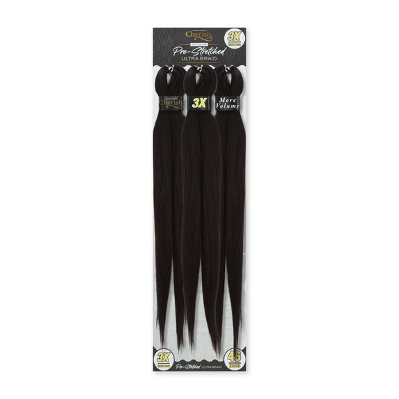 Cherish Ultimate Comfort Pre-Stretched Ultra Braid Hair 3X pack 46"