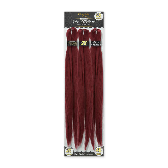 Cherish Ultimate Comfort Pre-Stretched Ultra Braid Hair 3X pack 46"