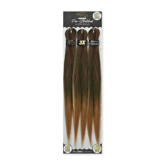 Cherish Ultimate Comfort Pre-Stretched Ultra Braid Hair 3X pack 46"