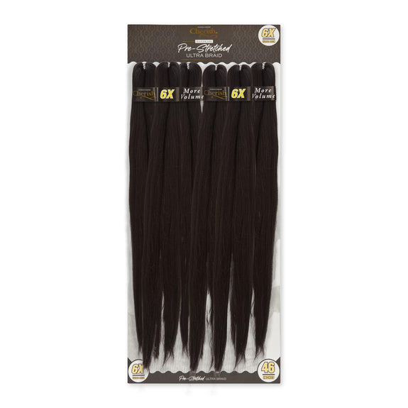 Cherish Ultimate Comfort Pre-Stretched Ultra Braid Hair 6X Pack 46"