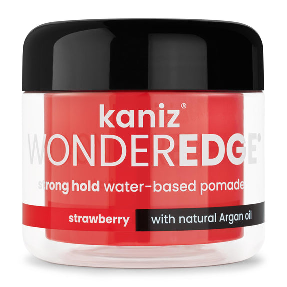 KANIZ WONDER EDGE SWEET PEACH SCENT STRONG HOLD WATER BASED POMADE 120ML