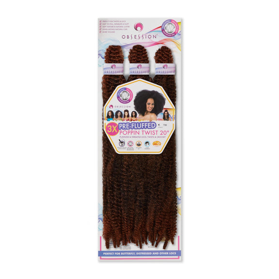 OBSESSION BULK  3X Pre-Fluffed POPPIN TWIST