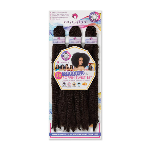 OBSESSION BULK  3X Pre-Fluffed POPPIN TWIST