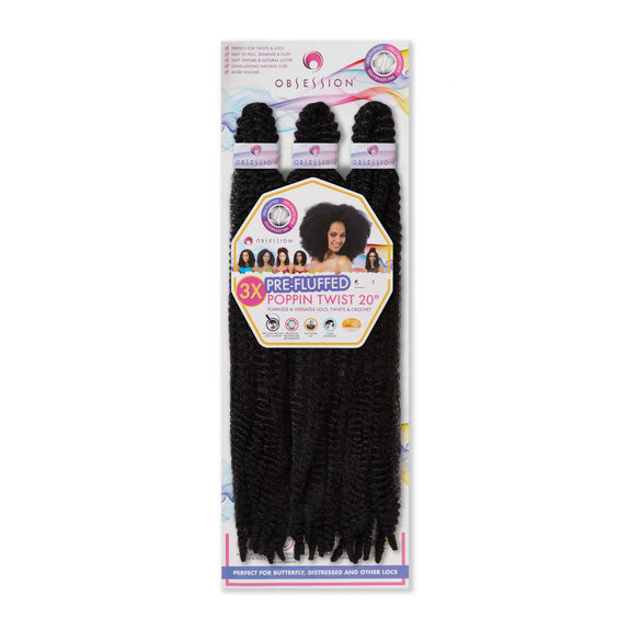 OBSESSION BULK  3X Pre-Fluffed POPPIN TWIST