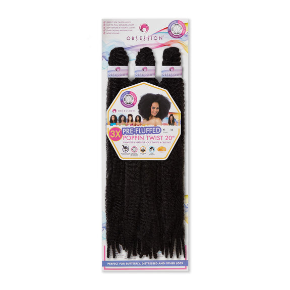 OBSESSION BULK  3X Pre-Fluffed POPPIN TWIST