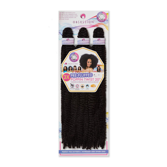 OBSESSION BULK  3X Pre-Fluffed POPPIN TWIST