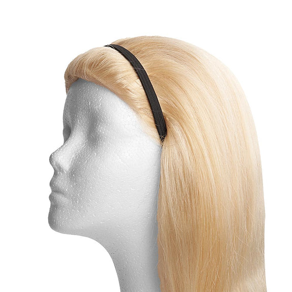 RED BY KISS Elastic Sport Headband 10mm (6pcs) Black