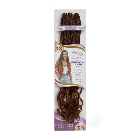 CHERISH ULTIMATE COMFORT 3X PRE-BRAIDED FRENCH CURL