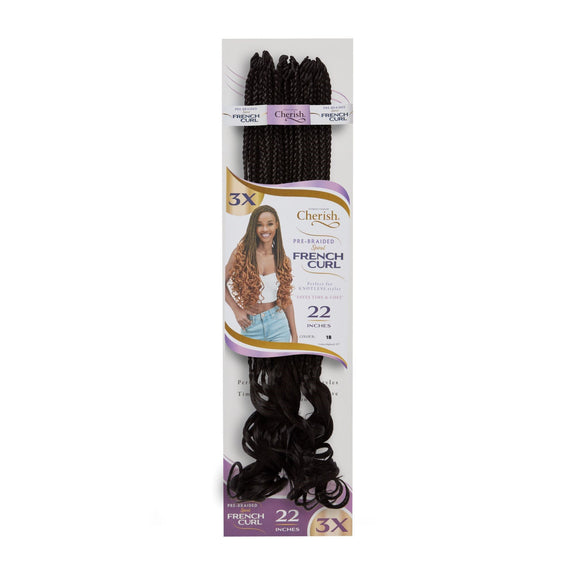 CHERISH ULTIMATE COMFORT 3X PRE-BRAIDED FRENCH CURL