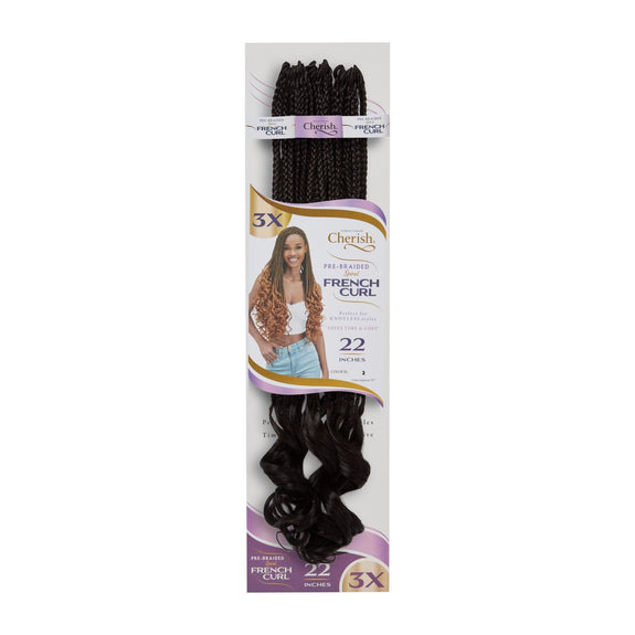 CHERISH ULTIMATE COMFORT 3X PRE-BRAIDED FRENCH CURL