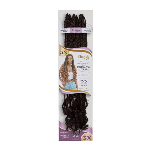 CHERISH ULTIMATE COMFORT 3X PRE-BRAIDED FRENCH CURL