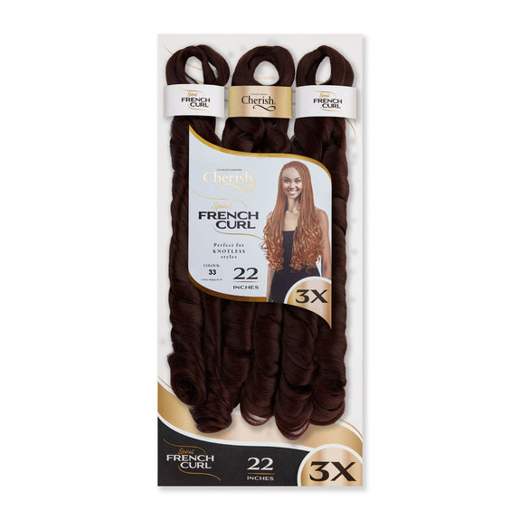 CHERISH BULK  3X PS SPIRAL FRENCH CURL