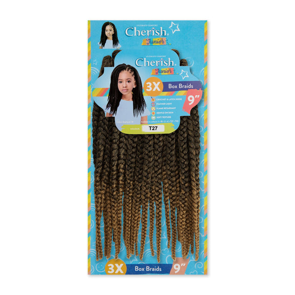 Cherish Junior Kids 3x Box Braid 9"
