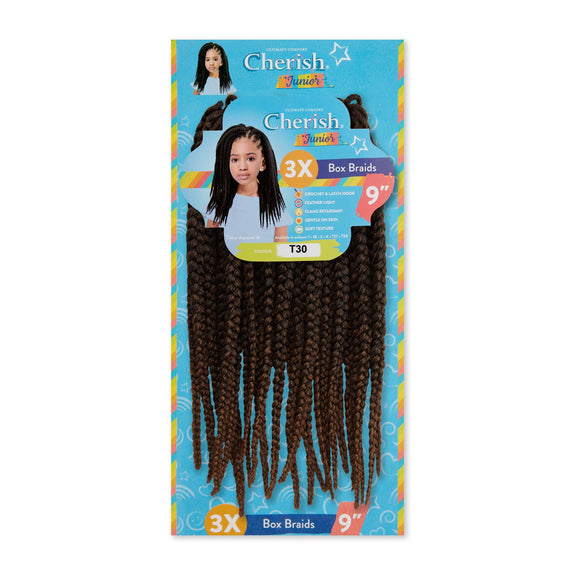 Cherish Junior Kids 3x Box Braid 9"