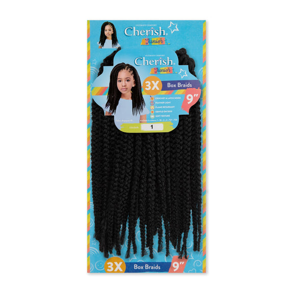Cherish Junior Kids 3x Box Braid 9"