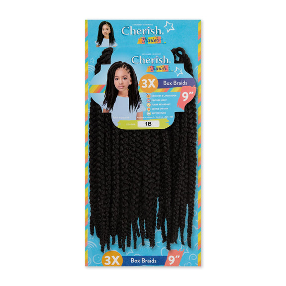 Cherish Junior Kids 3x Box Braid 9"