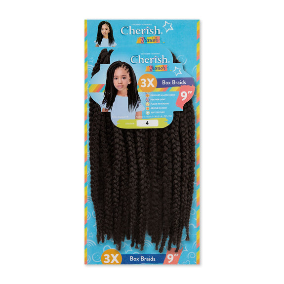 Cherish Junior Kids 3x Box Braid 9"