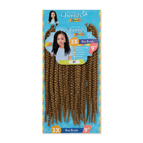 Cherish Junior Kids 3x Box Braid 9"