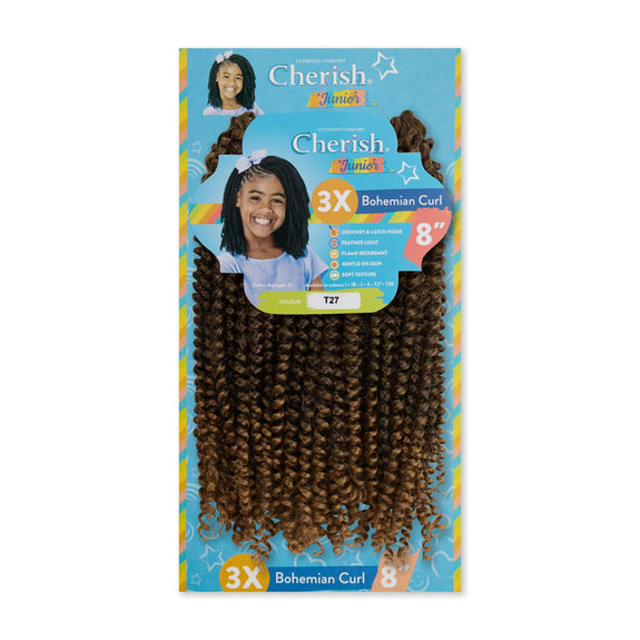 Cherish Junior Kids 3x Bohemian Curl 8"