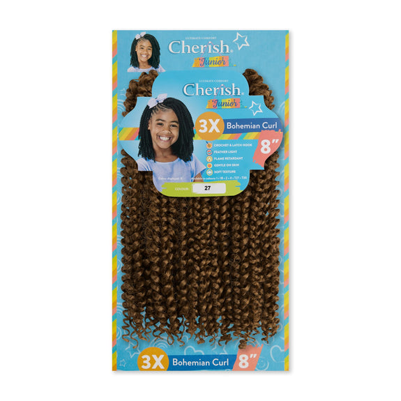 Cherish Junior Kids 3x Bohemian Curl 8"