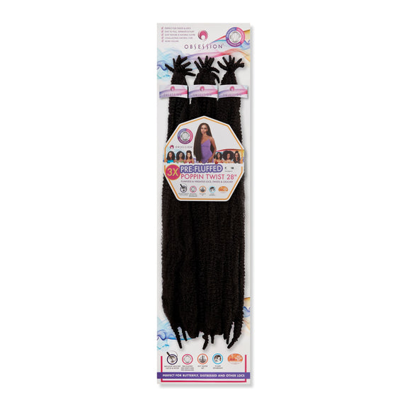 OBSESSION BULK  3X Pre-Fluffed POPPIN TWIST