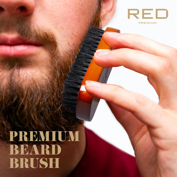 RED BY KISS Premium Beard Medium Soft Military Brush