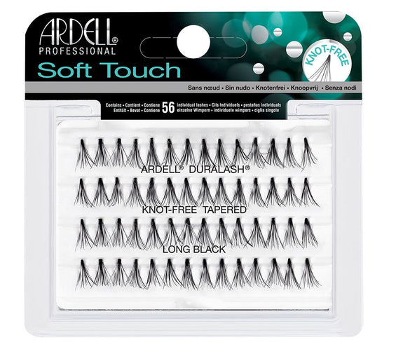 ARDELL SOFT TOUCH KNOT-FREE TAPERED INDIVIDUALS [BLACK ]