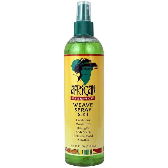 AFRICAN ESSENCE 6 IN 1 WEAVE SPRAY 12OZ