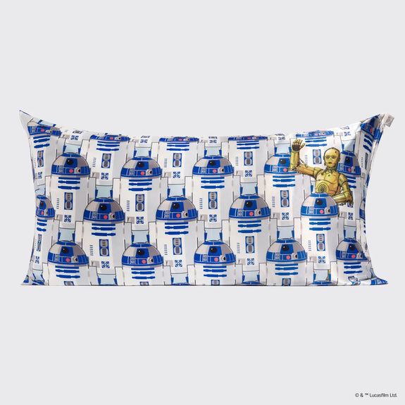 Kitsch Star Wars™ & Kitsch Satin Pillowcase in R2-D2 & C-3PO - King