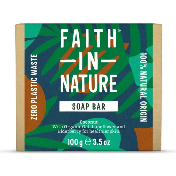 Faith In Nature Coconut Soap Bar 100g/3 oz