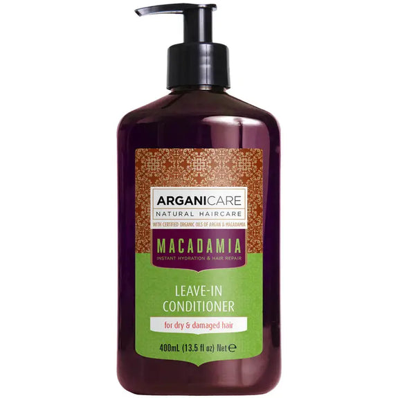 ARGANICARE MACADAMIA   Leave-in Moisturizing Cream - Dry & Damaged Hair 400ML