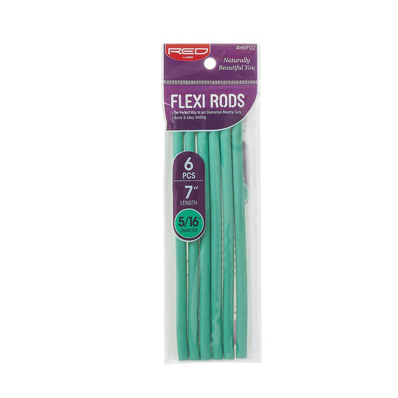 RED BY KISS Flexi Rods 7″ Length (6pcs) Green