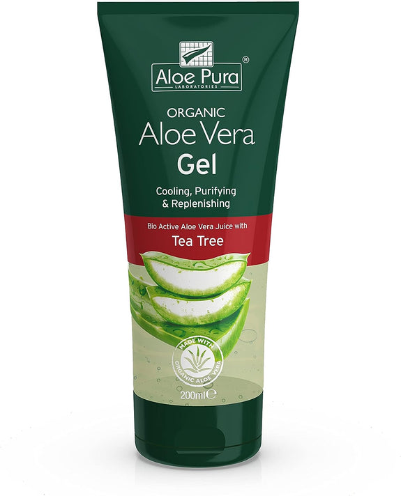 ALOE PURA ALOE VERA GEL WITH TEA TREE 200 ml