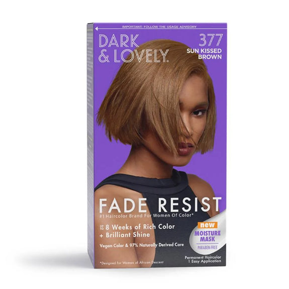 Dark & Lovely Fade Resist Permanent Hair Color 377 Sunkissed Brown