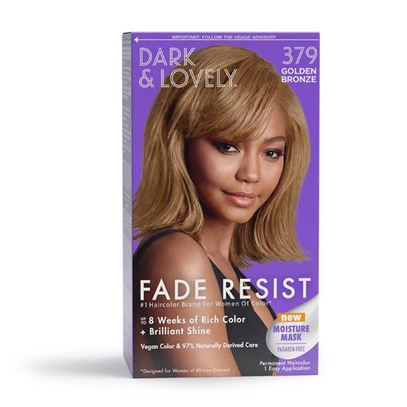 Dark & Lovely Fade Resist Permanent Hair Color 379 Golden Bronze