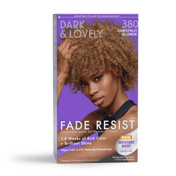 Dark & Lovely Fade Resist Permanent Hair Color 380 Chestnut Blonde
