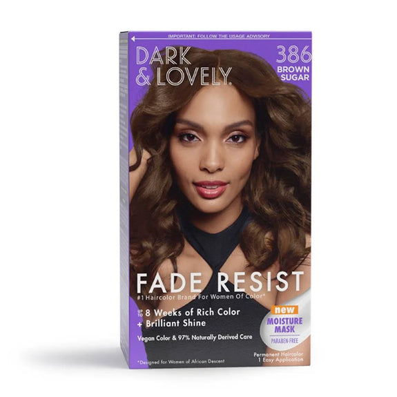 Dark & Lovely Fade Resist Permanent Hair Color 386 Brown Sugar