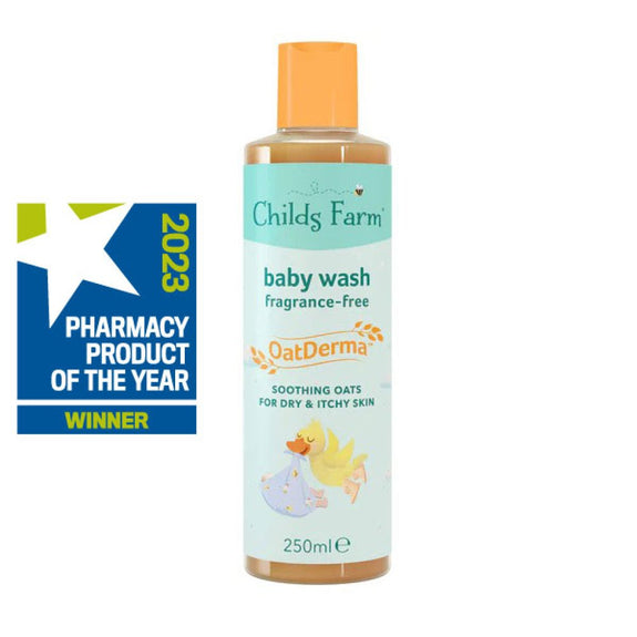 BABY OATDERMA BABY WASH FRAGRANCE FREE 250ML