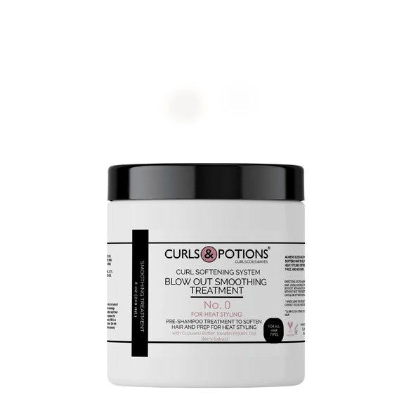 CURLS & POTIONS BLOW OUT SMOOTHING TREATMENT NO. 0-8 OZ