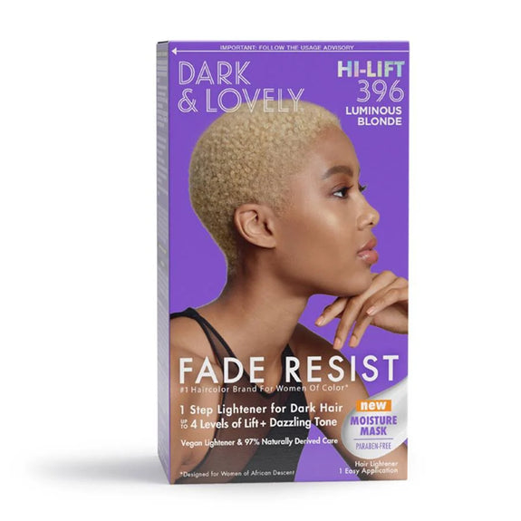Dark & Lovely Fade Resist Permanent Hair Color 396 Luminous Blonde