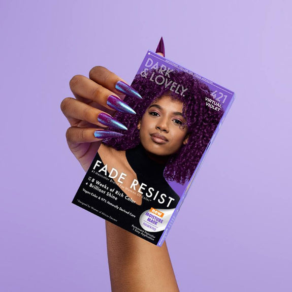 Dark & Lovely Fade Resist Permanent Hair Color 291 Virtual Violet