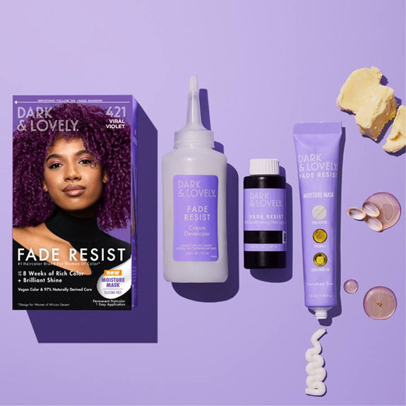Dark & Lovely Fade Resist Permanent Hair Color 291 Virtual Violet
