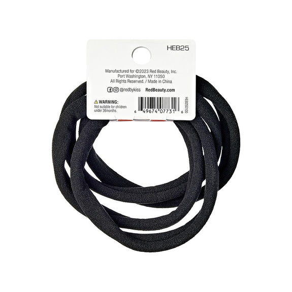 RED BY KISS Ponytail Holder Large Black