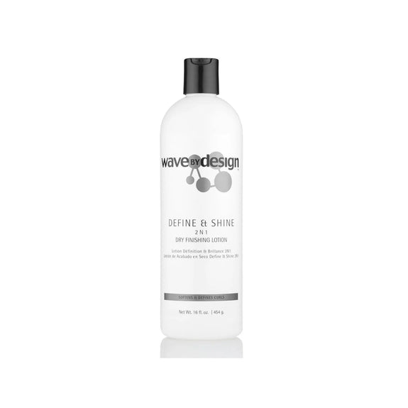 Design Essentials Wave By Design Define & Shine 2N1 Dry Finishing Lotion 454g/16oz