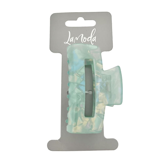 LA MODA PEARLESCENT SQUARE CLAW CLIP