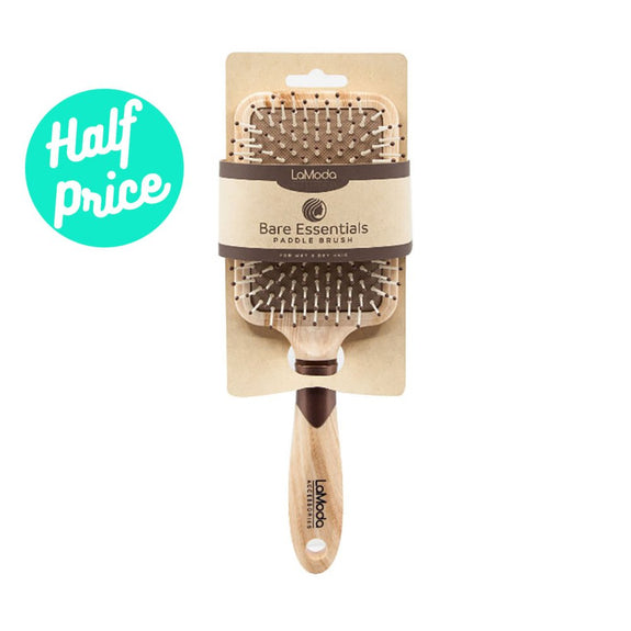 LA MODA BARE ESSENTIALS PADDLE BRUSH