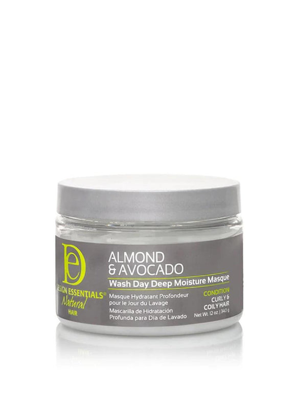 DESIGN ESSENTIALS ALMOND AVOCADO Wash Day Deep Moisture Masque  12 oz