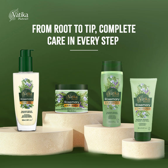 Vatika Natural Rosemary Conditioner Damage Repair & Frizz Control  - 280gm