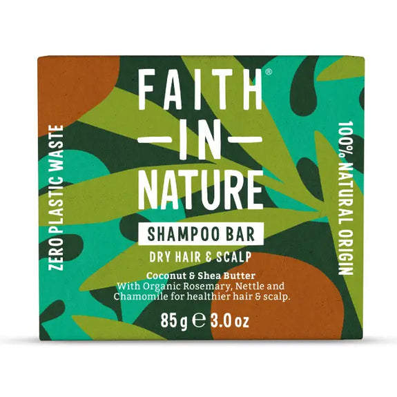 Faith In Nature Coconut & Shea Butter Shampoo Bar 100g/ 3oz